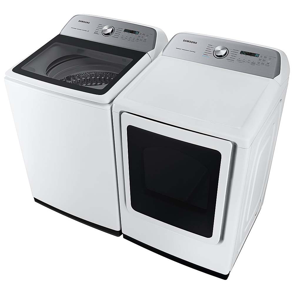 Alt View 21. Samsung - OPEN BOX 5.2 Cu. Ft. High-Efficiency Smart Top Load Washer with Super Speed Wash - White.