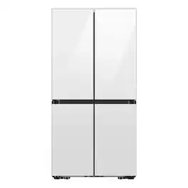 Samsung - OPEN BOX Bespoke 29 Cu. Ft. 4-Door Flex French Door Refrigerator with Beverage Center (panels sold separately) - Custom Panel Ready