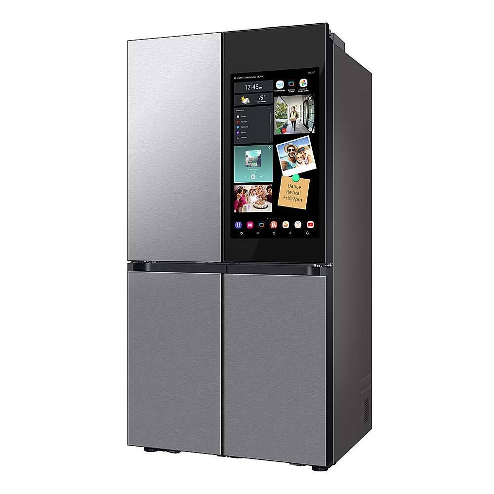 Alt View 14. Samsung - OPEN BOX Bespoke 29 Cu. Ft. 4-Door Flex French Door Smart Refrigerator with AI Family Hub+ and AI Vision Inside - Stainless Steel.