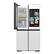 Alt View 11. Samsung - OPEN BOX Bespoke 29 Cu. Ft. 4-Door Flex French Door Smart Refrigerator with AI Family Hub+ and AI Vision Inside - White Glass.