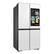 Alt View 13. Samsung - OPEN BOX Bespoke 29 Cu. Ft. 4-Door Flex French Door Smart Refrigerator with AI Family Hub+ and AI Vision Inside - White Glass.
