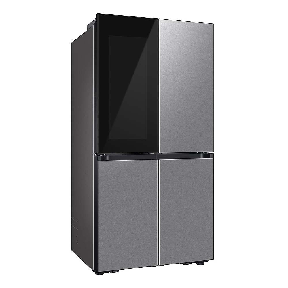 Alt View 13. Samsung - OPEN BOX Bespoke 29 Cu. Ft. 4-Door Flex French Door Refrigerator with Beverage Zone and Auto Open Door - Stainless Steel.