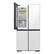 Alt View 11. Samsung - OPEN BOX Bespoke 23 Cu. Ft. 4-Door Flex French Door Counter Depth Refrigerator with Beverage Zone and Auto Open Door - White Glass.