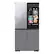 Front. Samsung - OPEN BOX Bespoke 23 Cu. Ft. 4-Door Flex French Door Counter Depth Refrigerator with AI Family Hub+ and AI Vision Inside - Stainless Steel.