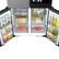 Alt View 17. Samsung - OPEN BOX Bespoke 23 Cu. Ft. 4-Door Flex French Door Counter Depth Refrigerator with AI Family Hub+ and AI Vision Inside - Stainless Steel.