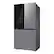 Alt View 14. Samsung - OPEN BOX Bespoke 23 Cu. Ft. 4-Door Flex French Door Counter Depth Refrigerator with Beverage Zone and Auto Open Door - Stainless Steel.
