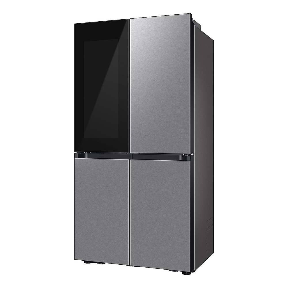 Alt View 14. Samsung - OPEN BOX Bespoke 23 Cu. Ft. 4-Door Flex French Door Counter Depth Refrigerator with Beverage Zone and Auto Open Door - Stainless Steel.