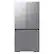 Front. Samsung - OPEN BOX Bespoke 23 Cu. Ft. 4-Door Flex French Door Counter Depth Refrigerator with Beverage Center - Stainless Steel.