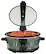 Alt View 11. Hamilton Beach - Stay or Go 6-Quart Portable Slow Cooker - Silver.