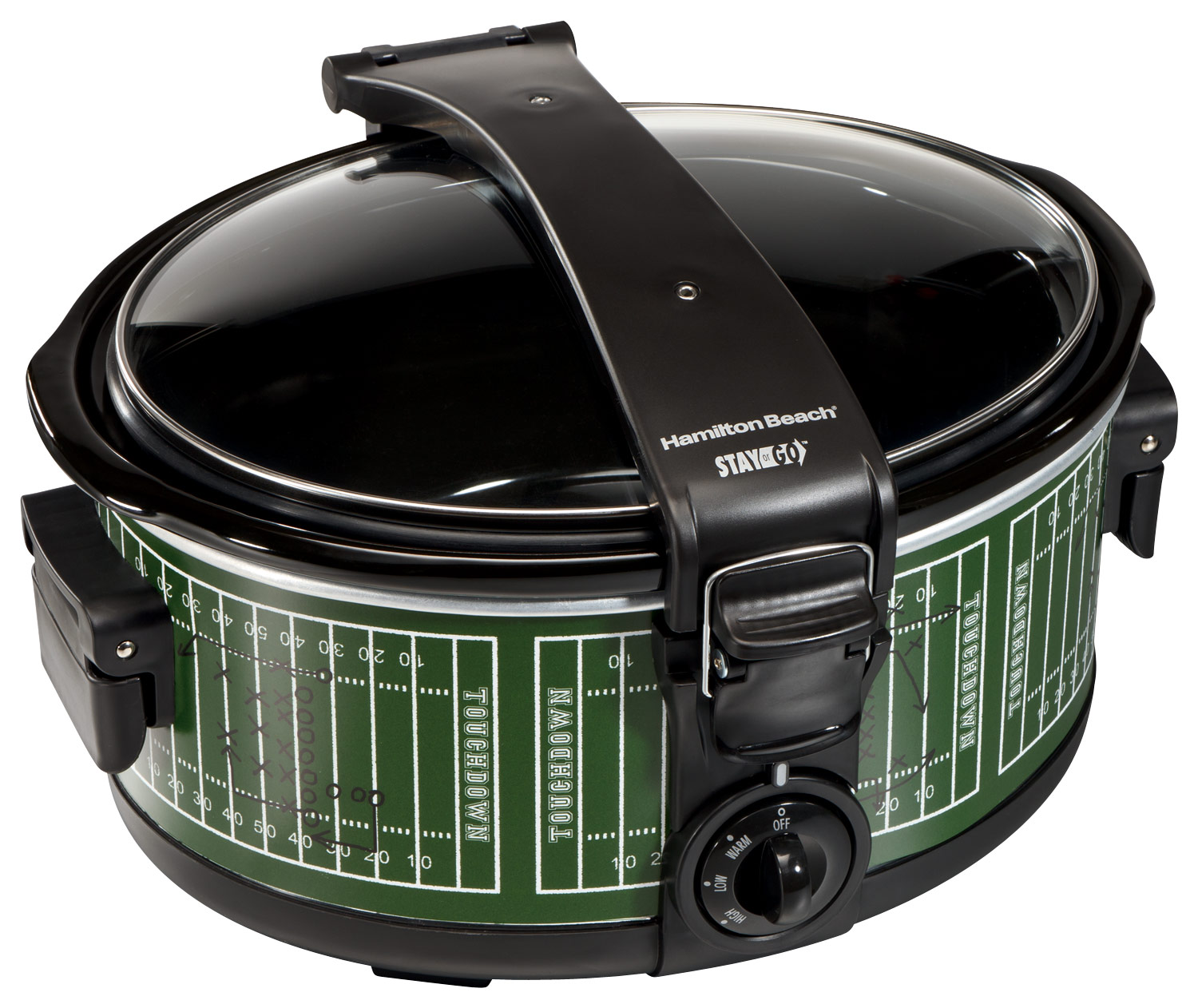 Best Buy: Hamilton Beach Stay or Go 6-Quart Slow Cooker Silver 33162R