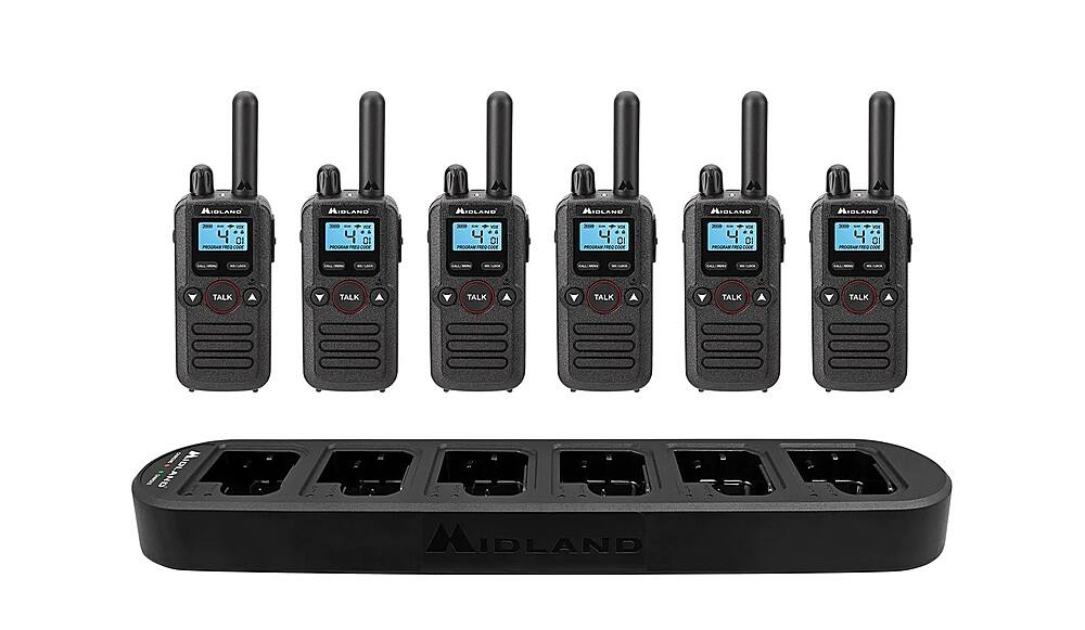 Alt View 12. Midland - BIZTALK BR180X6BGC 4-Channel Two Way Radio Bundle Pack - Black.