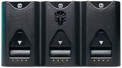 Jupio - Pr1me Tri-Charge for Sony - Black - Front_Zoom