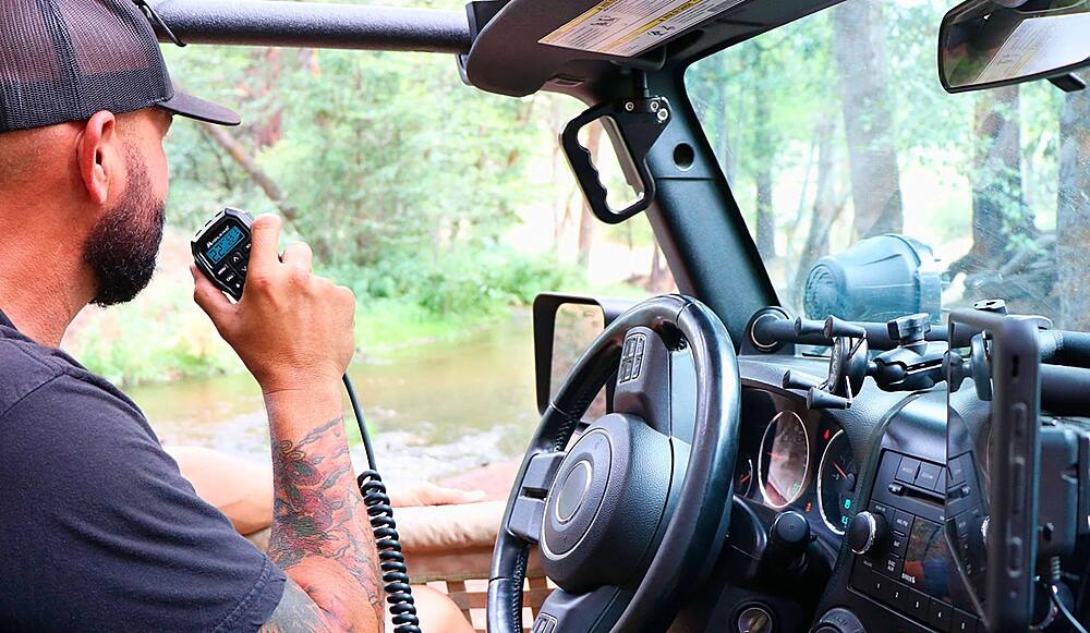 Alt View 16. Midland - MICROMOBILE MXT275VP4 15 Channel Two Way Radio Bundle - Black.