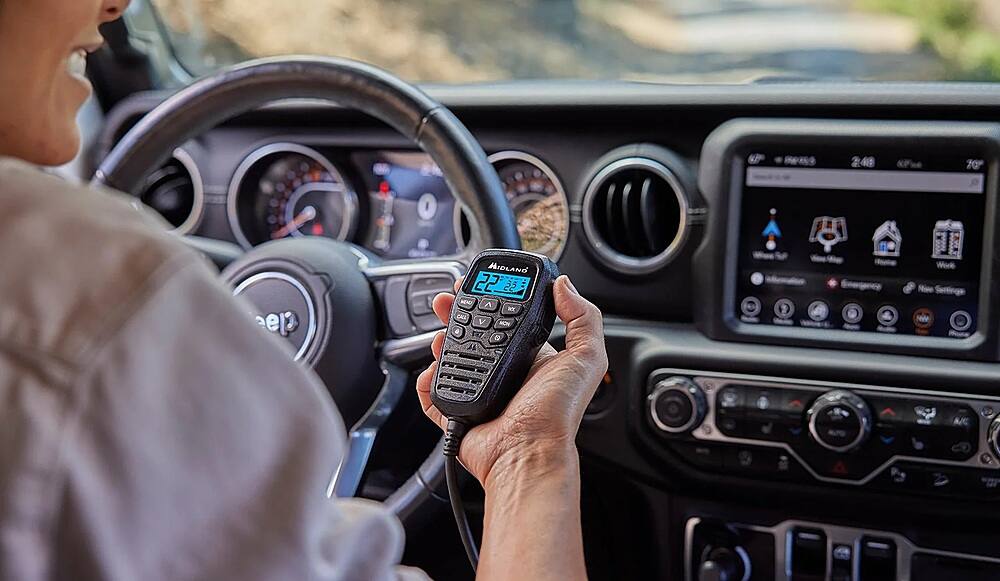 Alt View 14. Midland - MICROMOBILE MXT575 15 Channel Two Way Radio - Black.