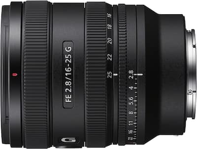 Sony FE 16 25mm F2.8 G Wide Zoom Lens for E mount Cameras Black Sony FE 16 25mm F2.8 G Wide Zoom Lens for E mount Cameras Black