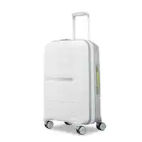 Samsonite - Freeform 21" Expandable Spinner Suitcase - White/Grey - Front_Zoom