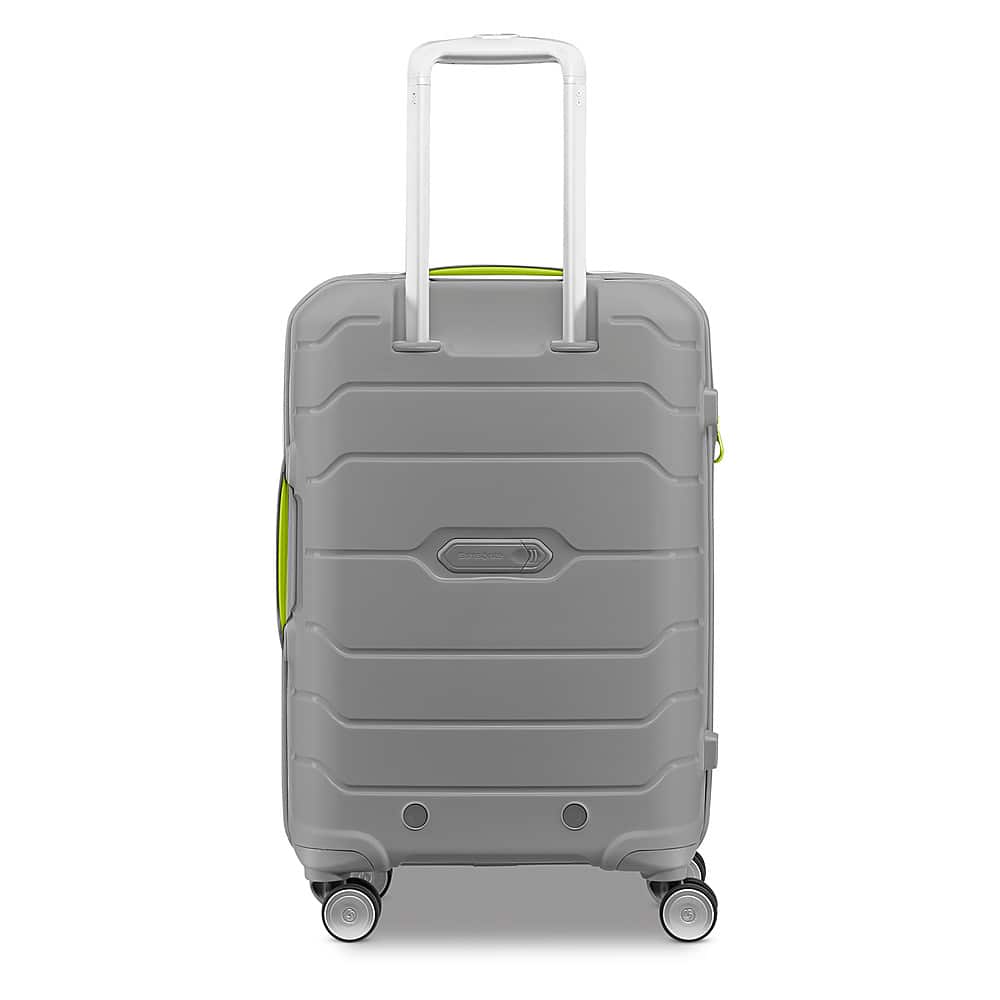 Alt View 11. Samsonite - Freeform 23" Expandable Spinner Suitcase - White/Grey.