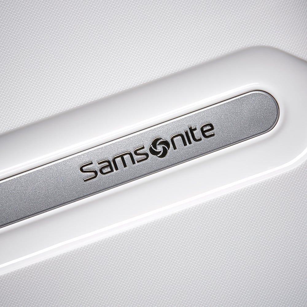 Alt View 19. Samsonite - Freeform 23" Expandable Spinner Suitcase - White/Grey.