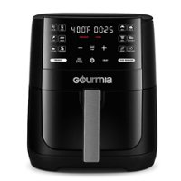 Gourmia - 6-Quart Digital Air Fryer - Black - Front_Zoom