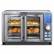 Front. Gourmia - French Door Digital Air Fryer Oven - Silver.