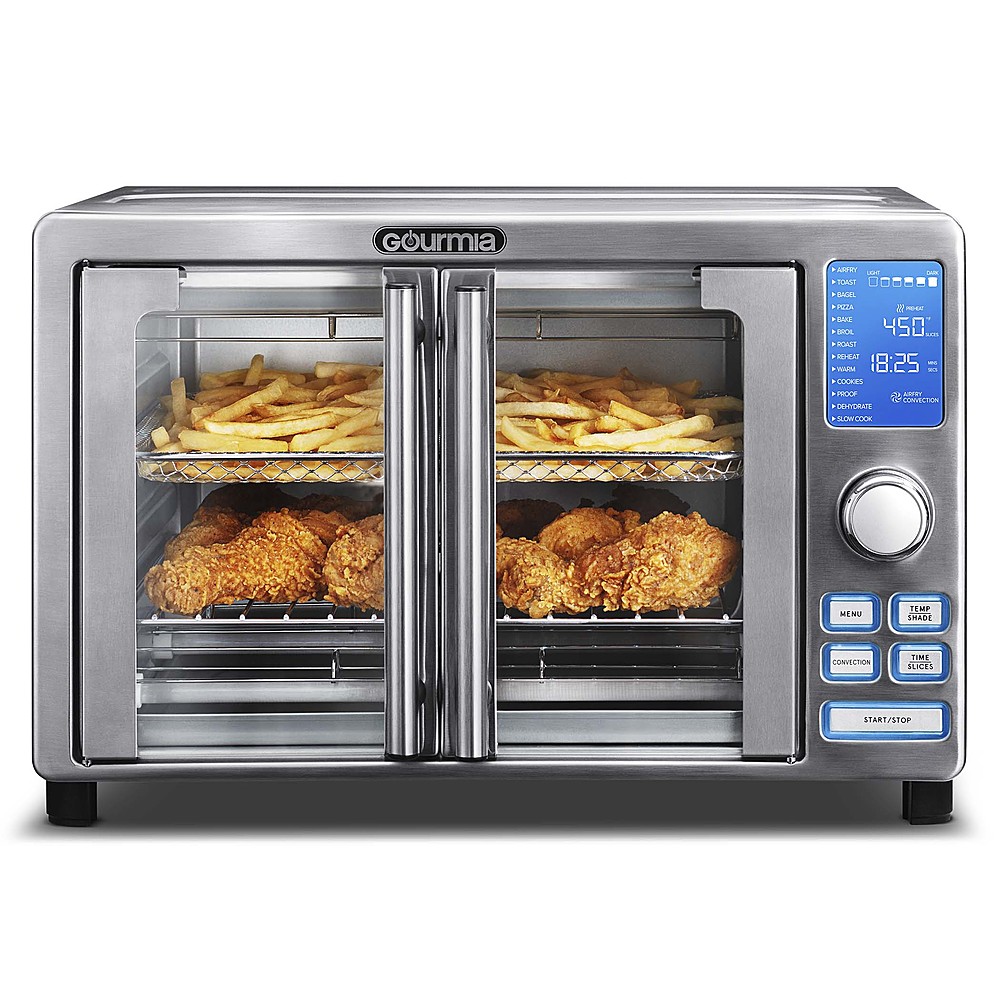 Best Buy: Gourmia French Door Digital Air Fryer Oven Silver GTF7520