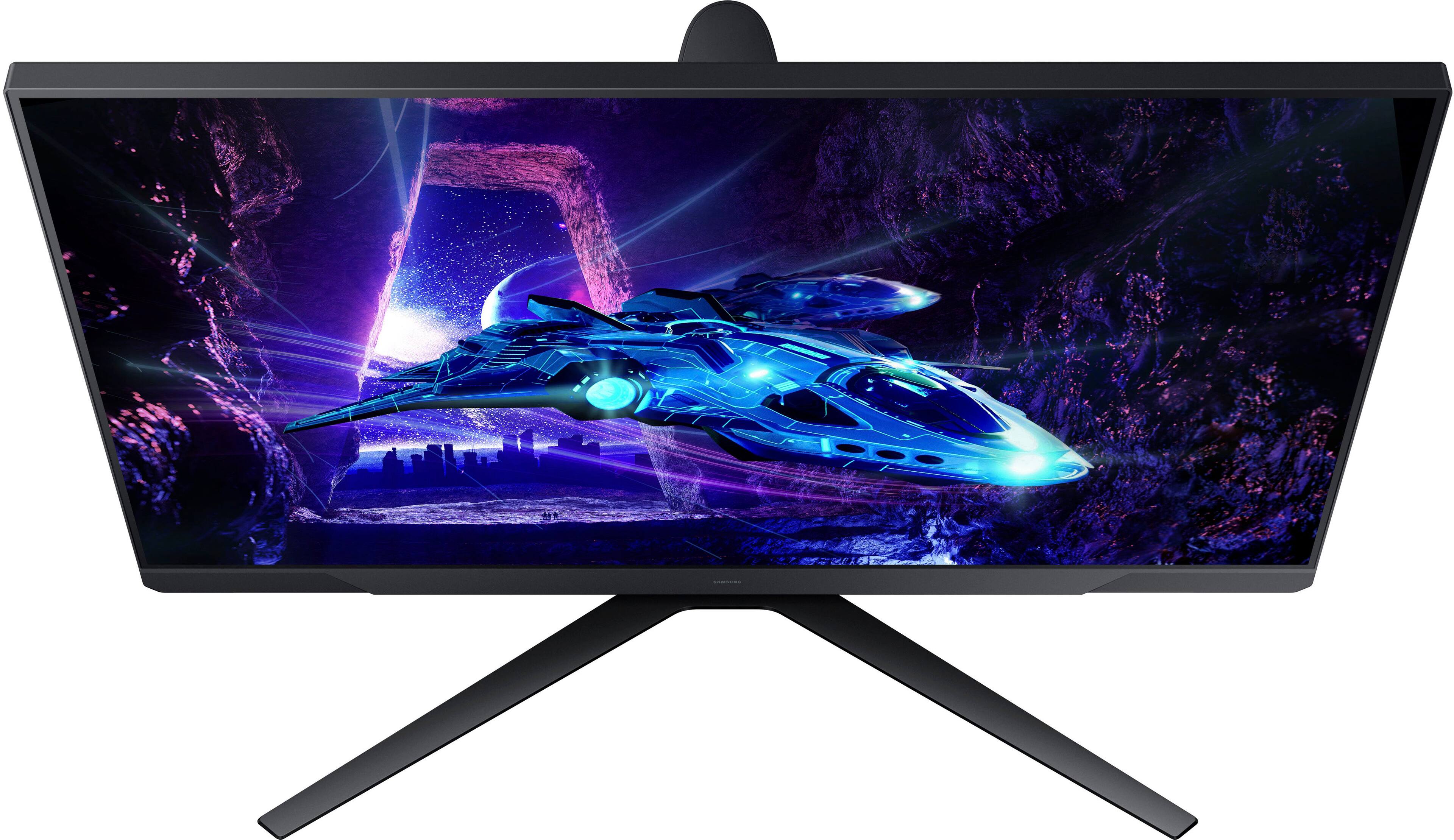 Alt View 14. Samsung - Odyssey G30D 24" LED FreeSync Premium 180Hz 1ms Gaming Monitor (DisplayPort, HDMI) - Black - Black.