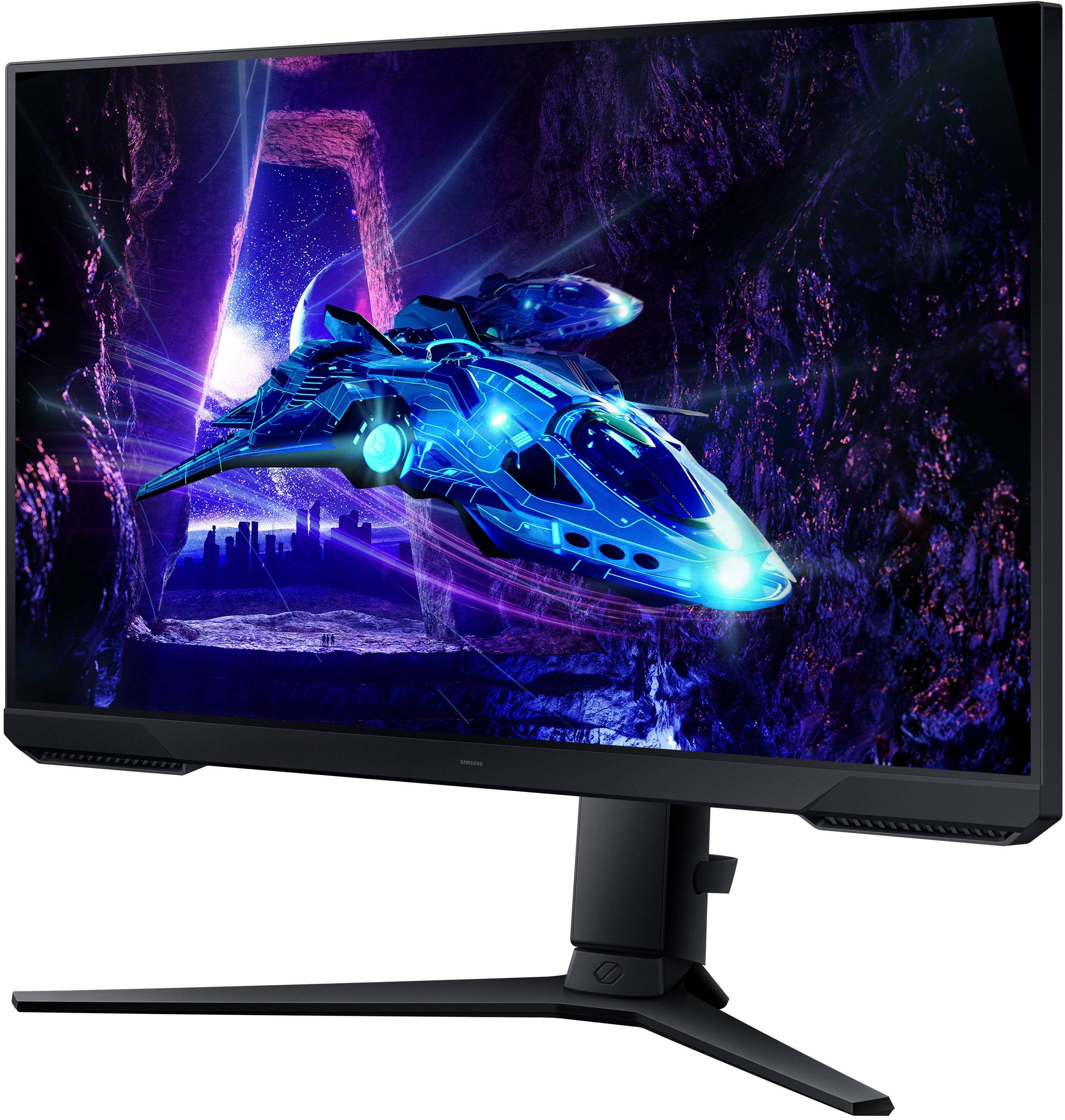 Alt View 25. Samsung - Odyssey G30D 24" LED FreeSync Premium 180Hz 1ms Gaming Monitor (DisplayPort, HDMI) - Black - Black.