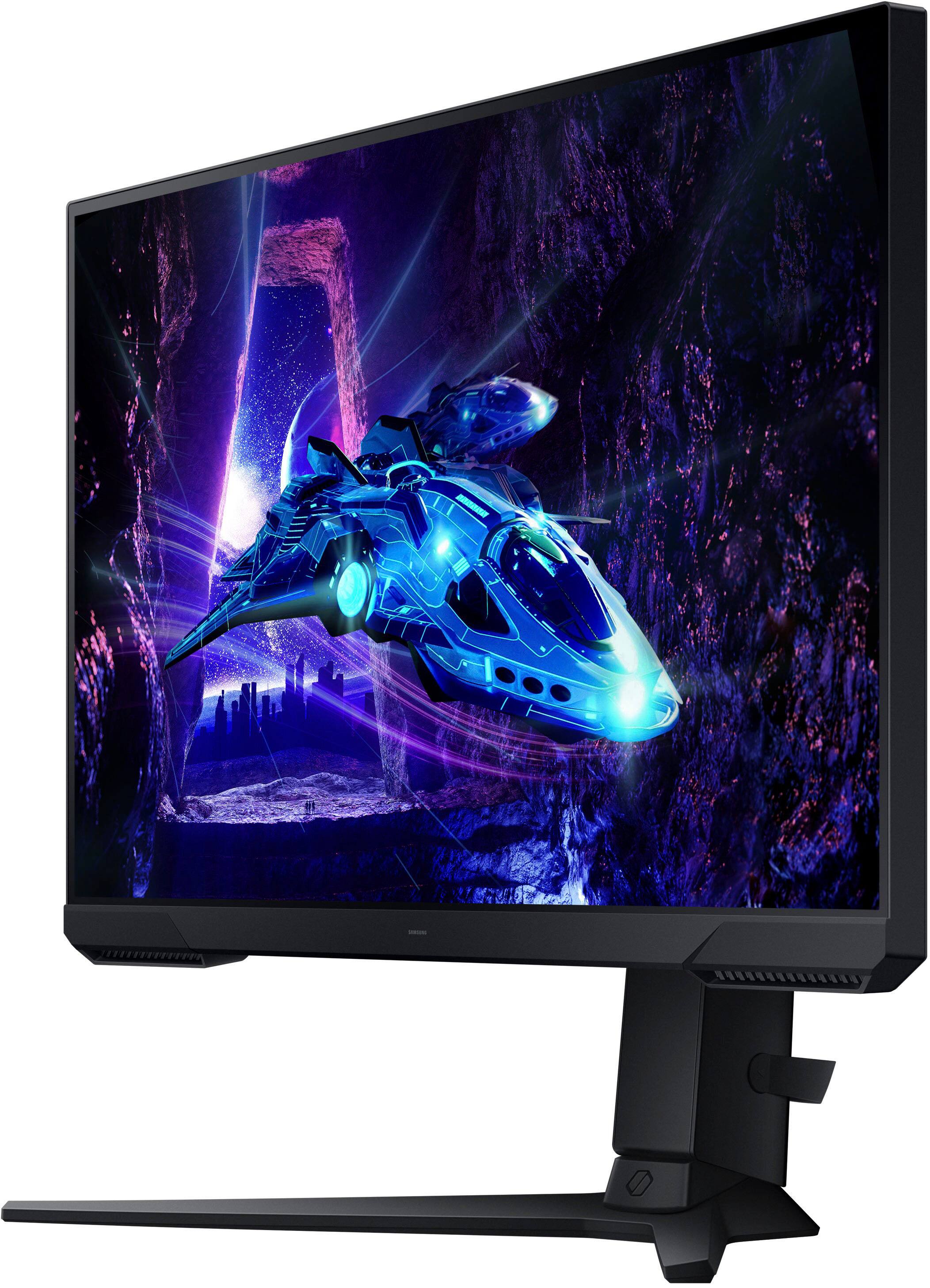Alt View 27. Samsung - Odyssey G30D 24" LED FreeSync Premium 180Hz 1ms Gaming Monitor (DisplayPort, HDMI) - Black - Black.