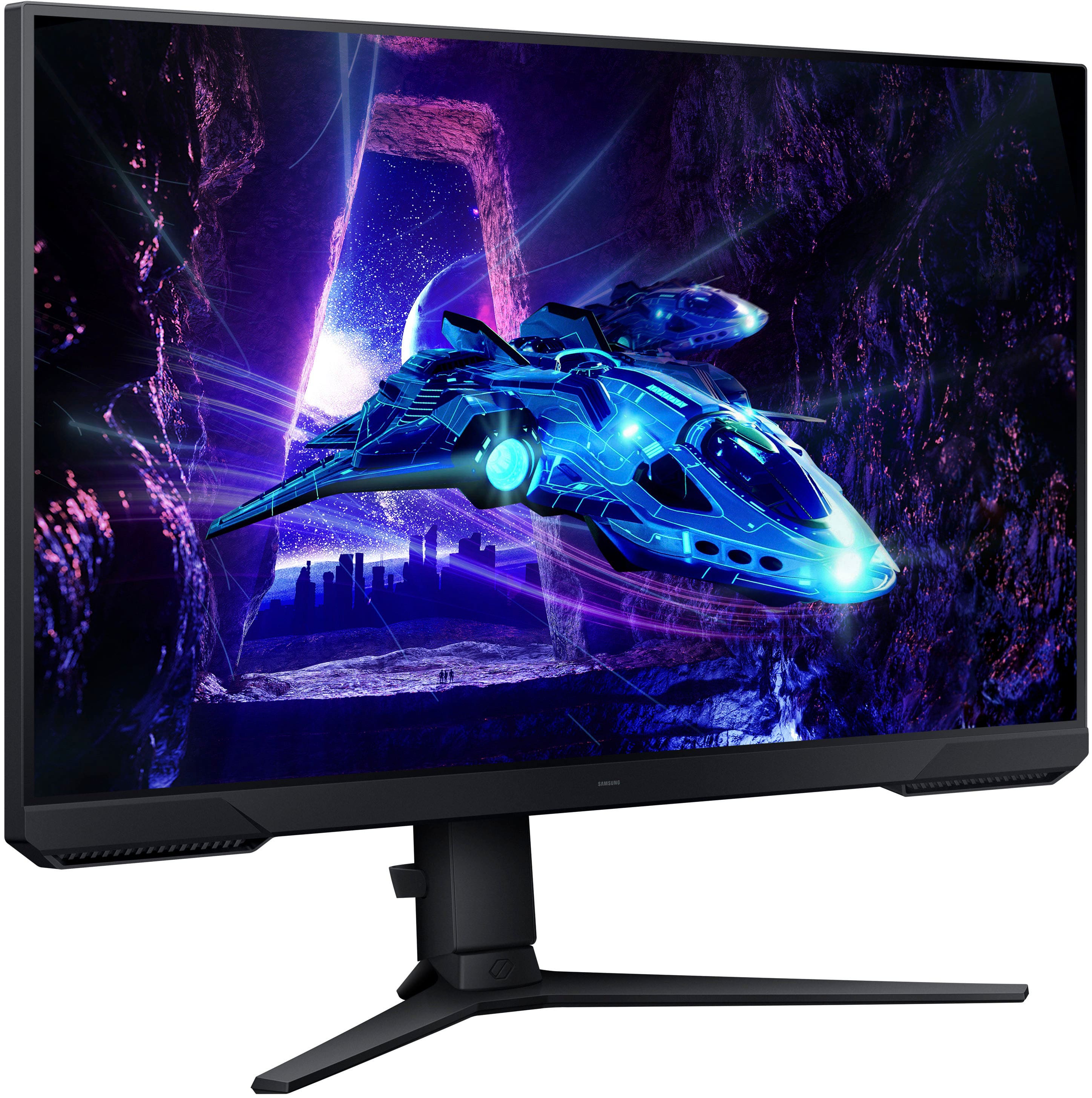 Alt View 11. Samsung - Odyssey G30D 27" LED AMD FreeSync 180Hz 1ms Gaming Monitor (DisplayPort, HDMI) - Black - Black.