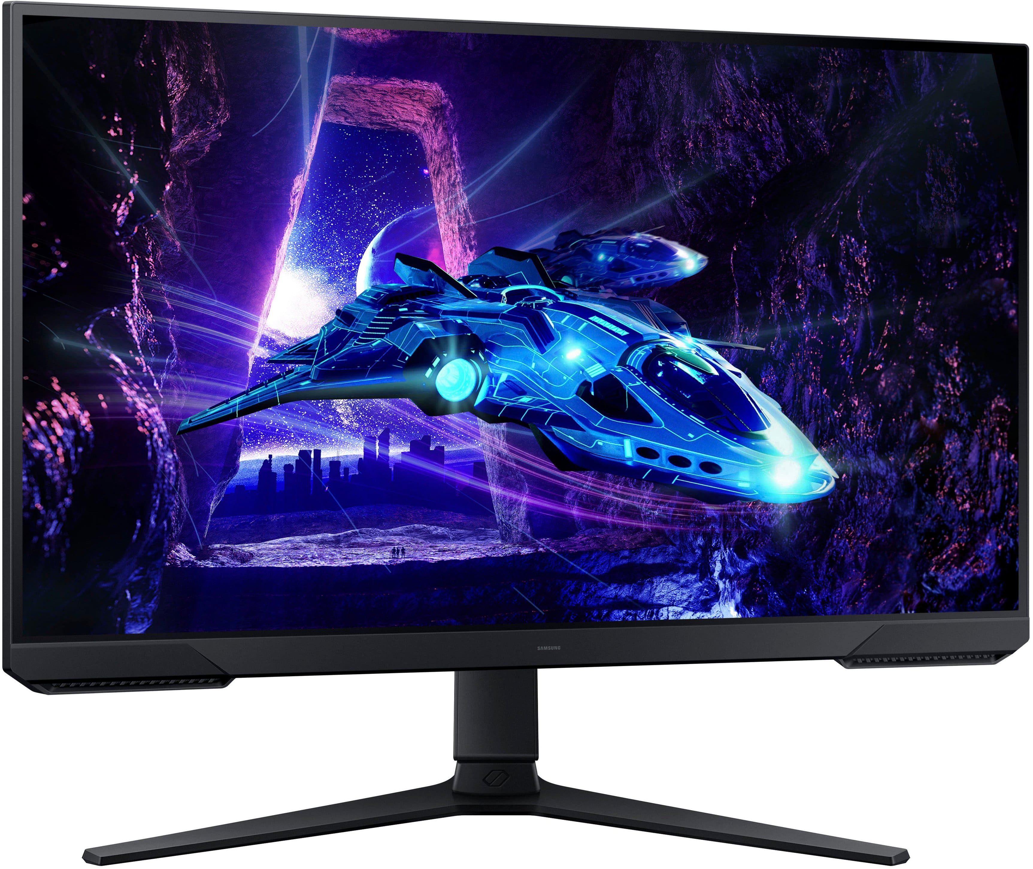 Alt View 24. Samsung - Odyssey G30D 27" LED AMD FreeSync 180Hz 1ms Gaming Monitor (DisplayPort, HDMI) - Black - Black.
