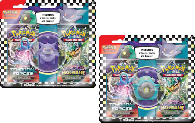 Front. Pokémon - Trading Card Game: Back to School Eraser Blister - Styles May Vary.