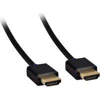 AXXESS - 3.28' HDMI to HDMI Audio Video Cable - Black - Front_Zoom