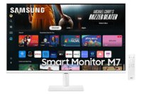 Samsung - M70D 32" LED 4K UHD 60Hz 4ms Smart Monitor with HDR 10 (HDMI, USB) - White - Front_Zoom