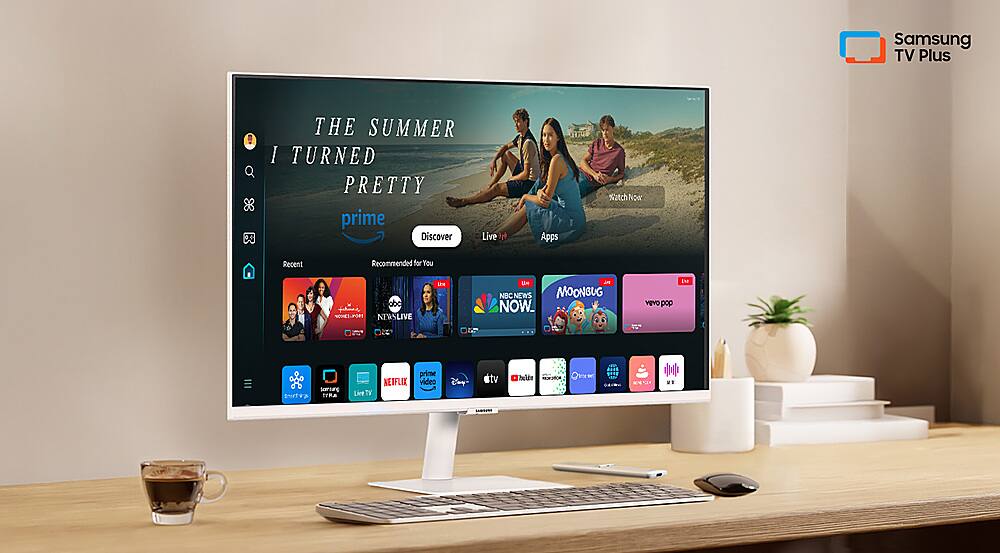Samsung TV Plus THE SUMMER I TURNED PRETTY prime Discover Live 3r Apps H7 Watch Now Recent Recommended for You Live ABC Family WDVES-FORT NEWSLIVE NBC NEWS MOONBUG NOW VOVO pop LN sorrung SnorT to Live TO NETFLIX prime video Dayy tv - tuldr NCHSTOM Tth T 11