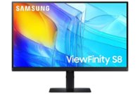Samsung - ViewFinity S8 27" LED 4K UHD 60Hz 5 ms Monitor with HDR 10 (HDMI, USB) - Black - Front_Zoom