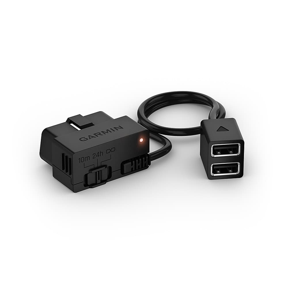 Front. Garmin - Constant Power Cable - Black.