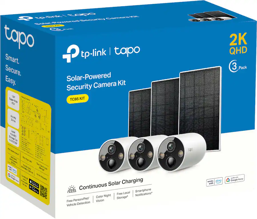 TP Link Tapo Outdoor Battery Powered Wireless 2K Security Camera