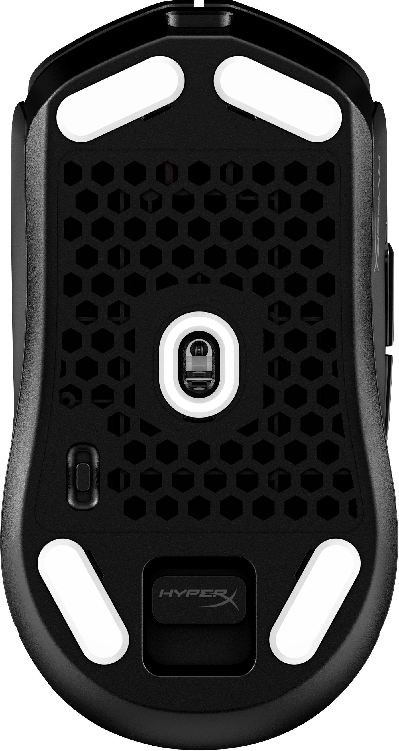 The image features a black and white Hyper device, which appears to be a cell phone or a remote control. The device has a sleek design with a combination of black and white colors, and it is likely used for various purposes such as communication or controlling electronic devices.