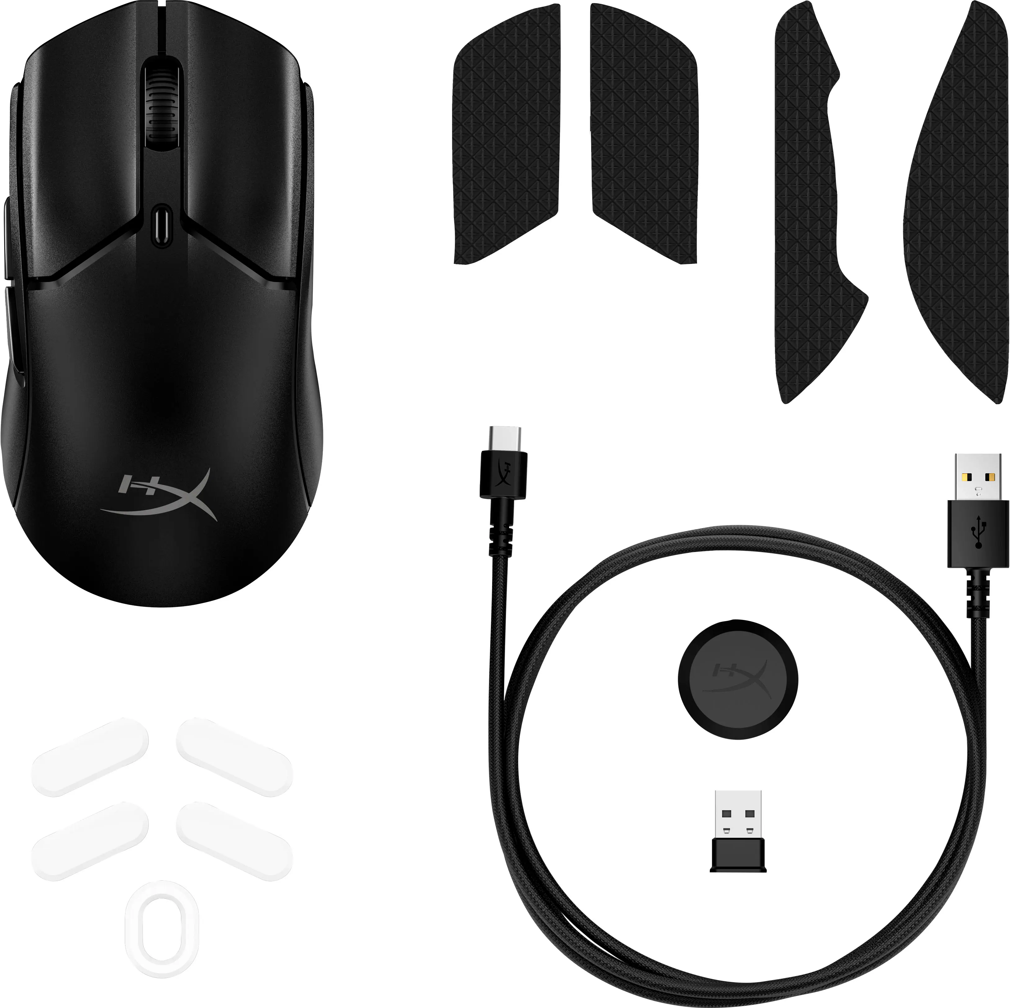 Alt View 25. HyperX - Pulsefire Haste 2 Mini Lightweight Wireless Optical Gaming Mouse - Black.