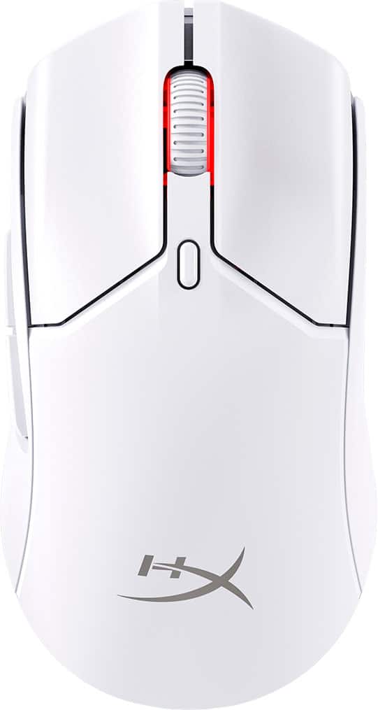 HyperX - Pulsefire Haste 2 Mini Lightweight Wireless Optical Gaming Mouse - Wireless - White - Front_Zoom
