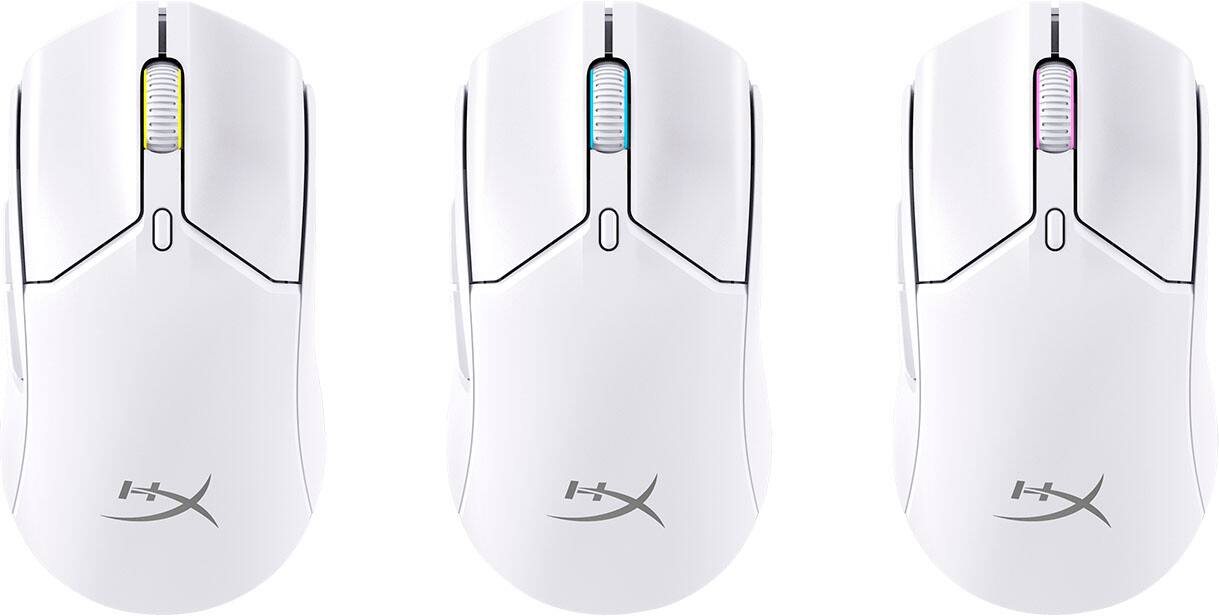 Alt View 24. HyperX - Pulsefire Haste 2 Mini Lightweight Wireless Optical Gaming Mouse - White.