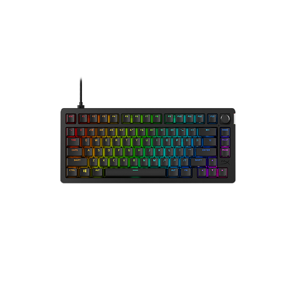 HyperX – Alloy Rise 75 75% Wired Mechanical Linear Switch Gaming Keyboard with RGB Lighting – Black Sansujyuku sansujyuku.com