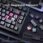 Hot-Swappable Keyboard E 2 P  T1 EN F10 F9 7/ ) 1 I  ENTER & "Only HyperX Linear Switches included with purchase. Keyboard testing process is not a guarantee of future performance under these test conditions."