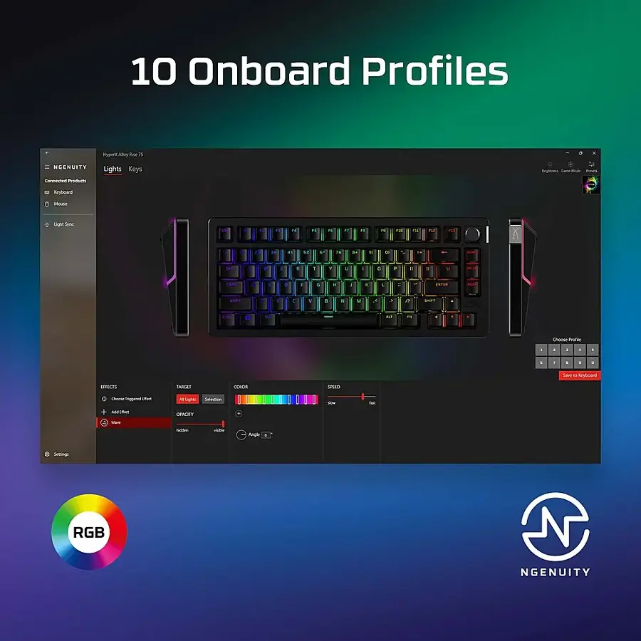 10 Onboard Profiles NGENUITY Connected Products RGB Lights Keys E D B - - Pes Bryboard Mount tight S n 4 i a 19  F5 nE W PE NE a 45 1 4 Te D - - -e - - . E . 1 .  - a . a . a . D . & . J E . = 1 . 1 V . & n  a  1HPN a - 12 A - . . Ciue iotar - . . . c . . . - . Saun do ApRare EFFECTS TARGET COMOR SNID - nothing_toabe Laghn Sebtion - fut AAERA DRSCITF - Stfes A AUN Semtings RGB NGENUITY