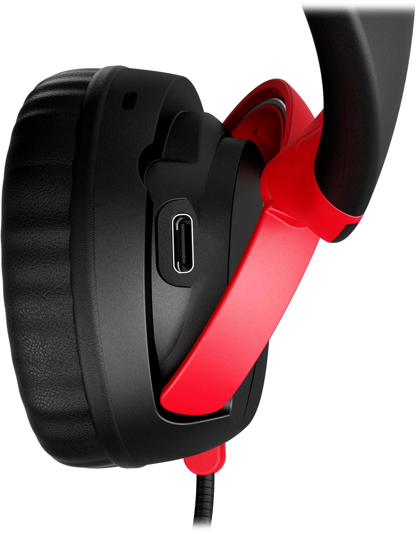 Alt View 22. HyperX - Cloud Mini Wireless Headset for PC, PS5, PS4, Xbox Series X|S, Xbox One, Nintendo Switch, Chromebook, and Mobile - Red/Black.