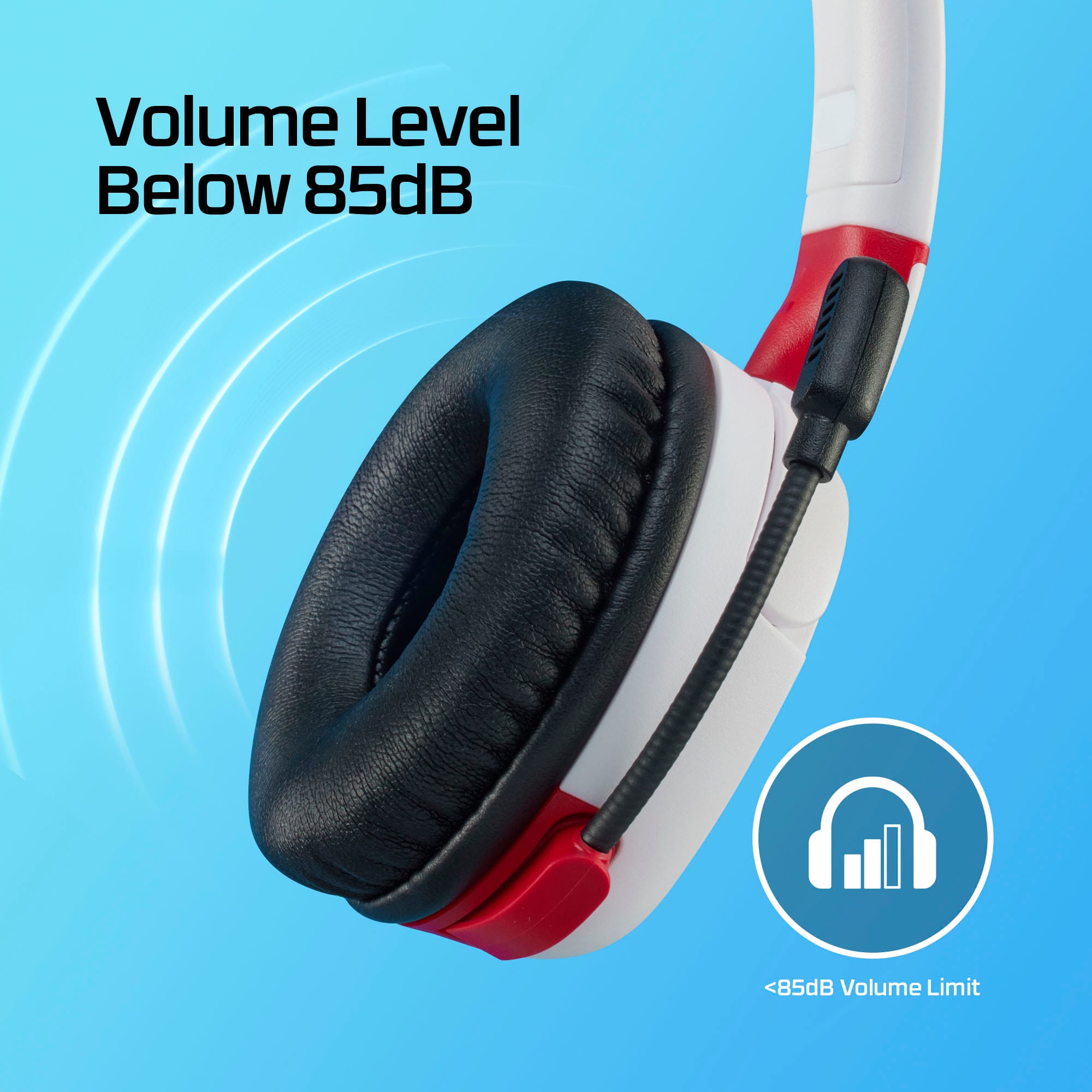 Volume Level Below 85dB <85dB Volume Limit