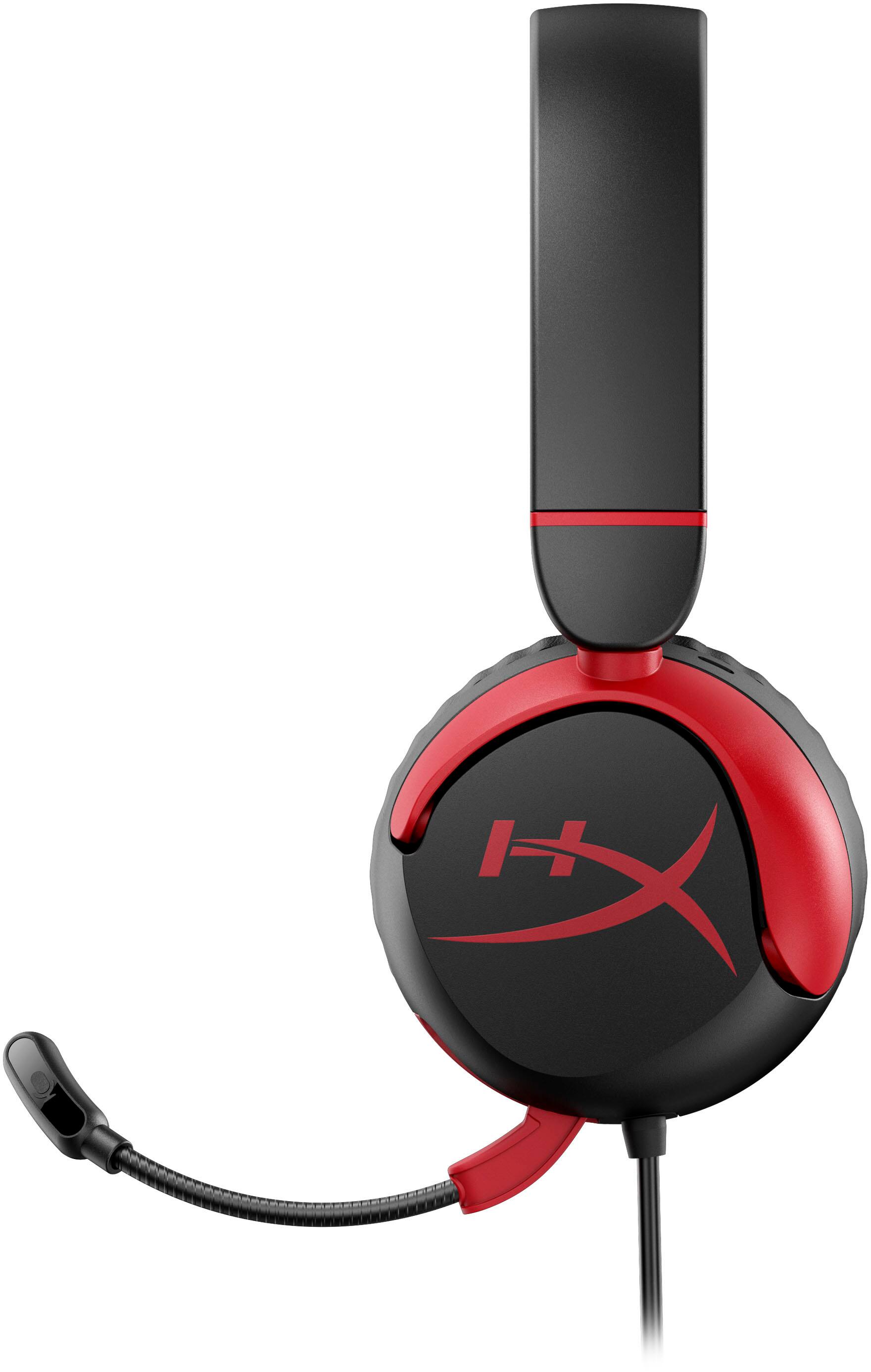 Alt View 16. HyperX - Cloud Mini Wired Headset for PC, PS5, PS4, Xbox Series X|S, Xbox One, Nintendo Switch, Chromebook, and Mobile - Red/Black.
