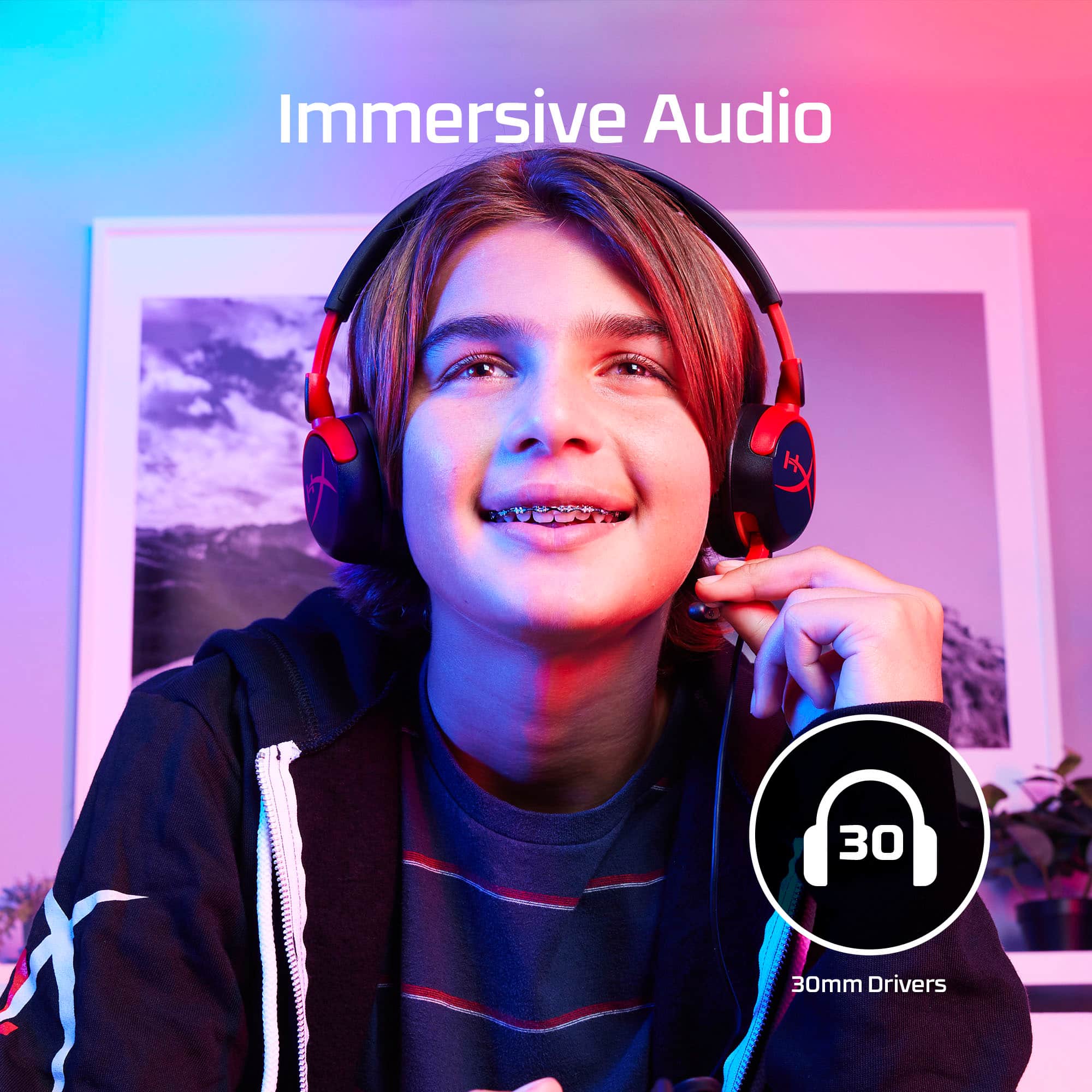 Immersive Audio 30mm Drivers
