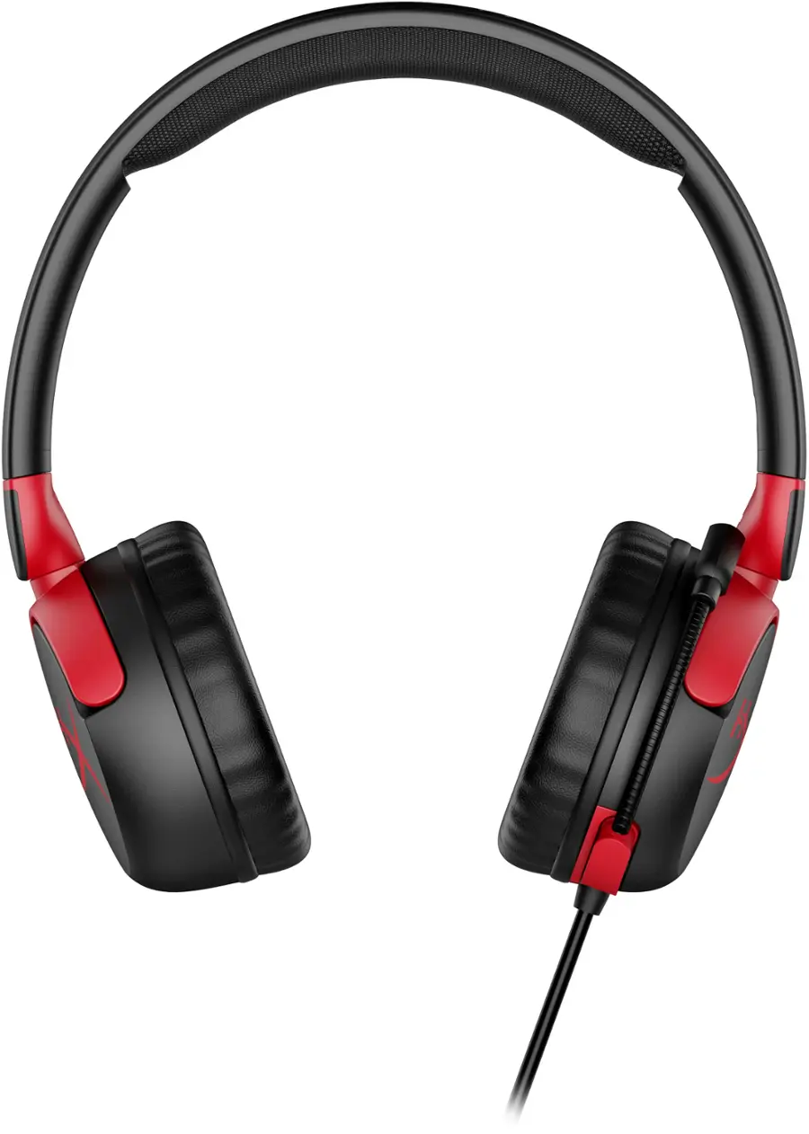Alt View 17. HyperX - Cloud Mini Wired Headset for PC, PS5, PS4, Xbox Series X|S, Xbox One, Nintendo Switch, Chromebook, and Mobile - Red/Black.