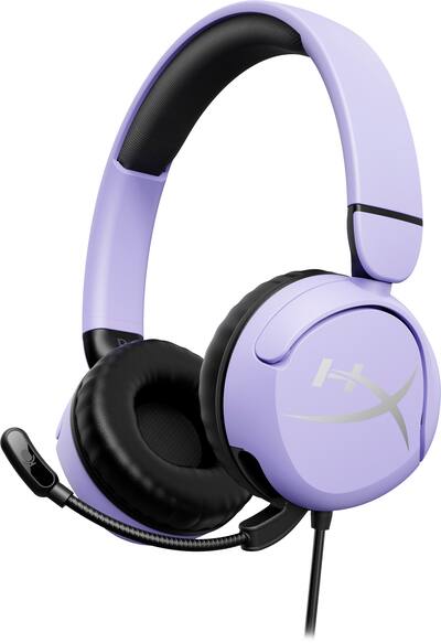 HyperX Cloud Mini Wired Headset for PC, PS5, PS4, Xbox Series X|S, Xbox One, Nintendo Switch, Chromebook, and Mobile Lavender